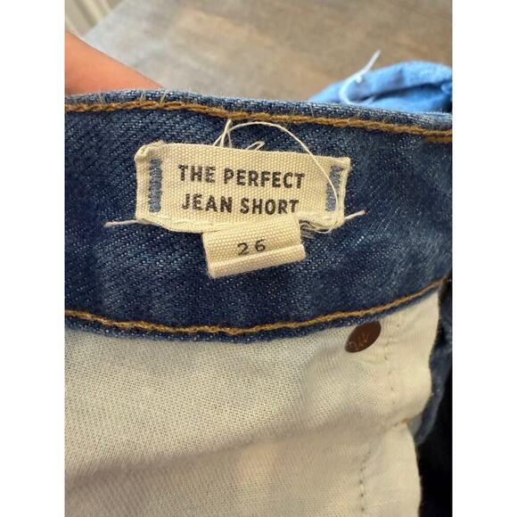 MADEWELL The Perfect Jean 100% Cotton Shorts Denim Women's size 26 - Picture 5 of 10